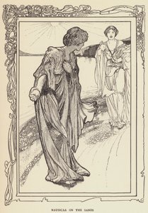 Nausicaa na piaskach autorstwa Sir John Charles Robinson
