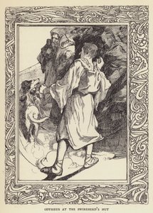 Odyseusz w chacie Świniopasów autorstwa Sir John Charles Robinson