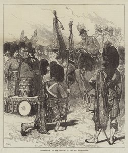 Wręczenie nowych barw 42. góralom autorstwa Sir John Charles Robinson