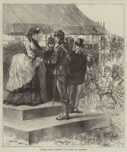 Księżniczka Louise wręcza nagrody na Wimbledonie autorstwa Sir John Charles Robinson