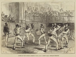 Sports of the London Athletic Club, w St James