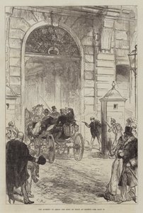 Próba zastrzelenia króla Hiszpanii w Madrycie autorstwa Sir John Charles Robinson