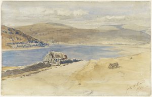 Widok na Loch Linnhe w Fort William, Szkocja autorstwa Charles Rochussen