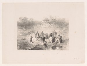 Jeźdźcy w krajobrazie wydm autorstwa Charles Rochussen