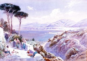 Na włoskim wybrzeżu autorstwa Charles Rowbotham