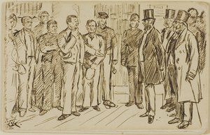 Identyfikacja więźnia autorstwa Charles Samuel Keene