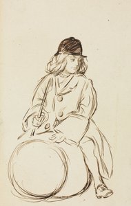 Portret małego Corbaulda. autorstwa Charles Samuel Keene