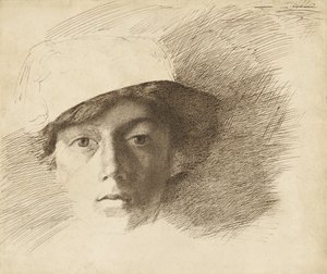 Autoportret autorstwa Charles Samuel Keene