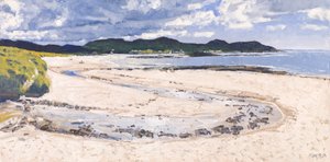 Beach Stream, Sanna, 2017 (olej na płótnie)