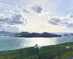 Olśniewające światło, Tanera Mor, 2011 (olej na płótnie) autorstwa Charles Simpson