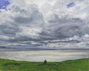 Północno-zachodnie wybrzeże, 2017 (olej na płótnie) autorstwa Charles Simpson
