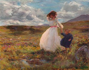 Słońce i wiatr, c1907