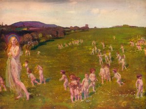 Nadejście wiosny, 1913 autorstwa Charles Sims