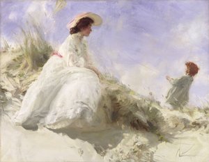 Latawiec (olej na płótnie) autorstwa Charles Sims