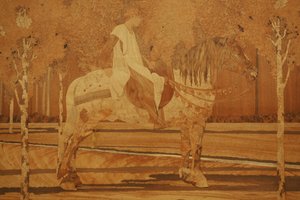 Dama i Jednorożec 1925 autorstwa Charles Spindler