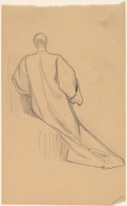 Studium postaci z tyłu autorstwa Charles Sprague Pearce