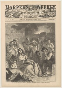 Okładka Harpers Weekly, 28 października 1871