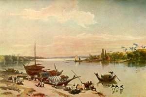 Barrackpur - Nad Gangesem w pobliżu Kalkuty, lata 40. XIX wieku, 1901.