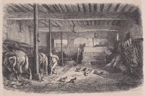Stajnia, od Magasin Pittoresque, ca. 1852.