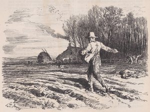 Scattering Seed, z Le Magasin Pittoresque, maj 1857.