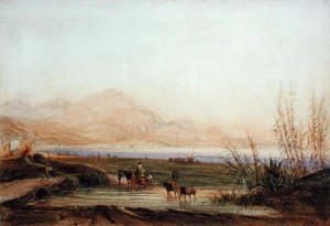 Baie des Anges, Nicea (akwarela na papierze)