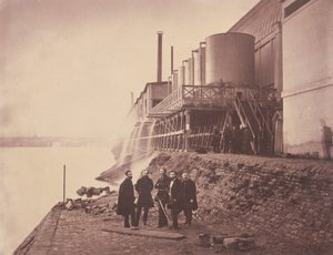Zbiorniki na wodę na zewnątrz aneksu, Paris Exposition Universelle