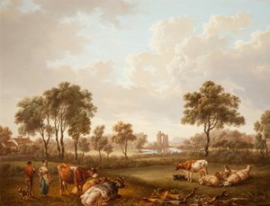 Pejzaż z postaciami, 1812