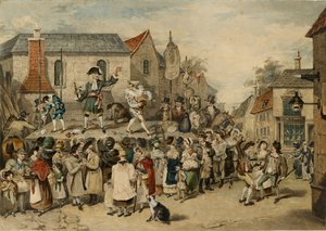 Jarmark w Woodstock, 1838 autorstwa Charles Turner