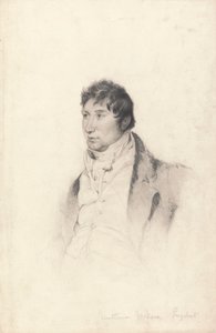 Studium portretowe do grawerowania dżentelmena Jacksona autorstwa Charles Turner