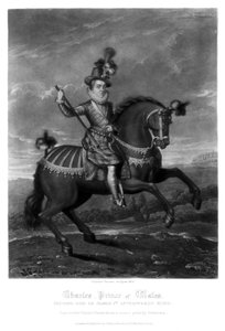 Karol, książę Walii, 1816. autorstwa Charles Turner