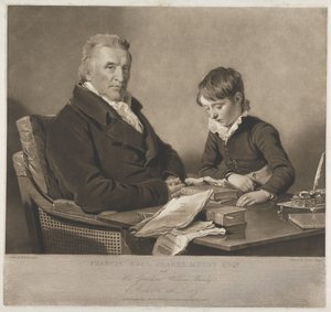 Francis Noel Clark Mundy i jego wnuk, William autorstwa Charles Turner