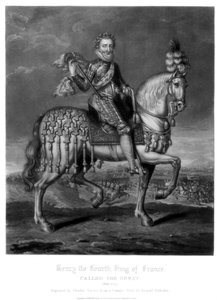 Henryk IV, król Francji, 1816. autorstwa Charles Turner