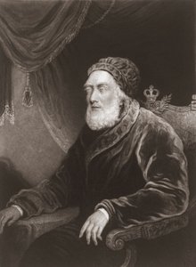 Król Jerzy III w starszym wieku. Portret. (wydrukować)