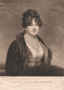 Lavinia Bingham, hrabina Spencer autorstwa Charles Turner