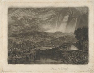 Więcej Park, niedaleko Watford, nad rzeką Colne autorstwa Charles Turner