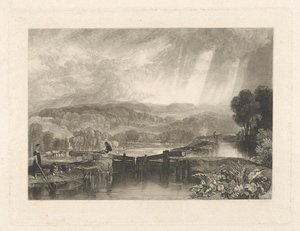 Więcej Park, niedaleko Watford, nad rzeką Colne autorstwa Charles Turner