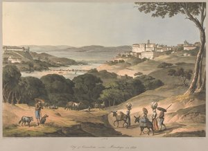 Nr 3  Miasto Coimbra nad rzeką Mondego w 1810 roku