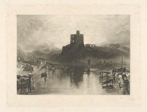 Zamek Norham nad rzeką Tweed autorstwa Charles Turner
