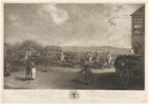 Wyścigi konne na Welter Stakes 16 czerwca 1801 r. autorstwa Charles Turner