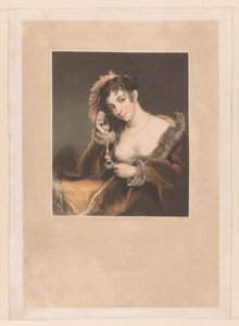 Portret van Emily St Clare Emily (tytuł na obiekcie) autorstwa Charles Turner