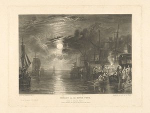 Tarcze nad rzeką Tyne autorstwa Charles Turner