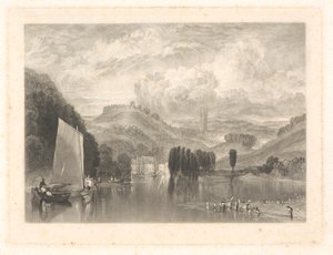 Totnes, na Dart autorstwa Charles Turner