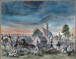 Spotkanie księcia Wellington i księcia Bluechera autorstwa Charles Turner Warren