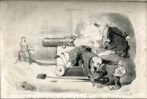 Ilustracja Charlesa Verniera (?-1887) w Le Charivari autorstwa Charles Vernier