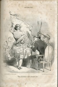 Ilustracja Charlesa Verniera (?-1887) w Le Charivari autorstwa Charles Vernier