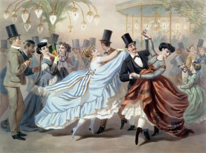 Walc w Bal Mabille, Avenue Montaigne, Paryż
