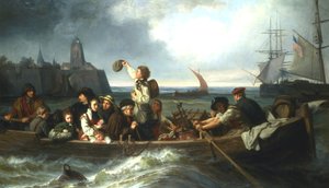 Emigracja do Ameryki, XIX wiek autorstwa Charles Volkmar