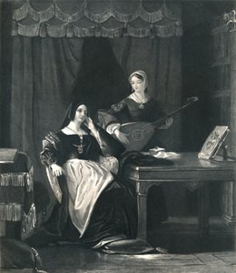 Królowa Katarzyna Król Henryk VIII, c1870 autorstwa Charles W. Sharpe