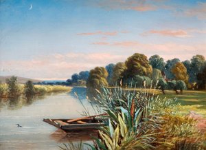 Scena rzeczna, 1880. autorstwa Charles Walter Radclyffe