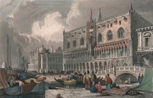 „Canal Grande i Pałac Dożów, Wenecja”, 1844. autorstwa Charles Westwood
